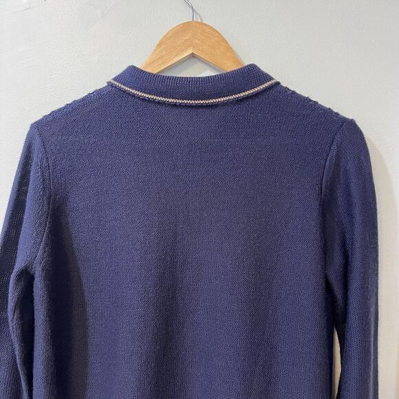 April Cornell Cardigan Sweater Women XS Cottage Embroidered Wool Blend Cute - Picture 4 of 12